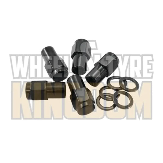 Shank Wheel Nuts - Closed 0.75" - Set of 10