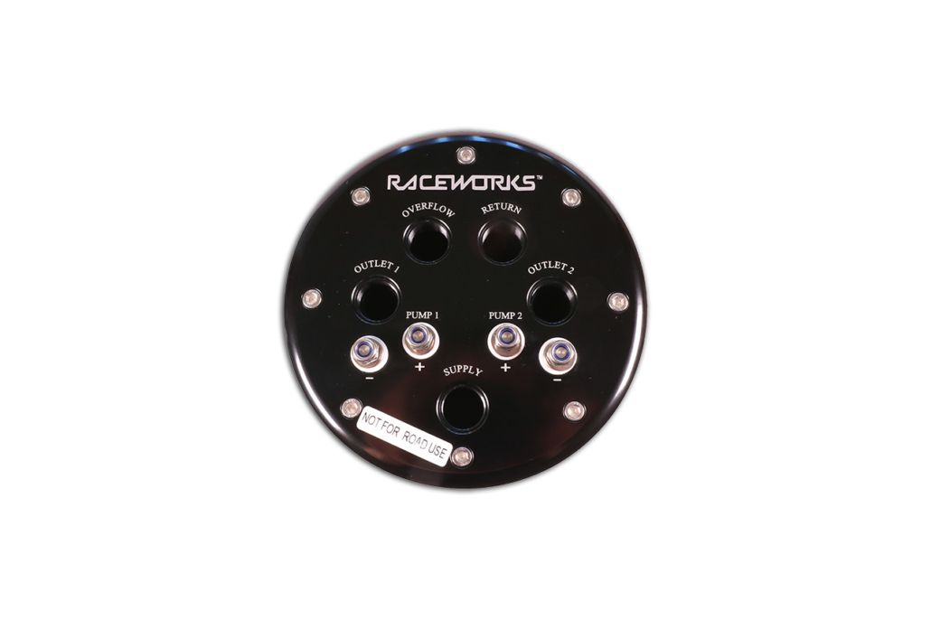 Raceworks Surge Tank 2.8L Suits Single/Twin 39MM-40MM Intank Pumps ALY-083BK