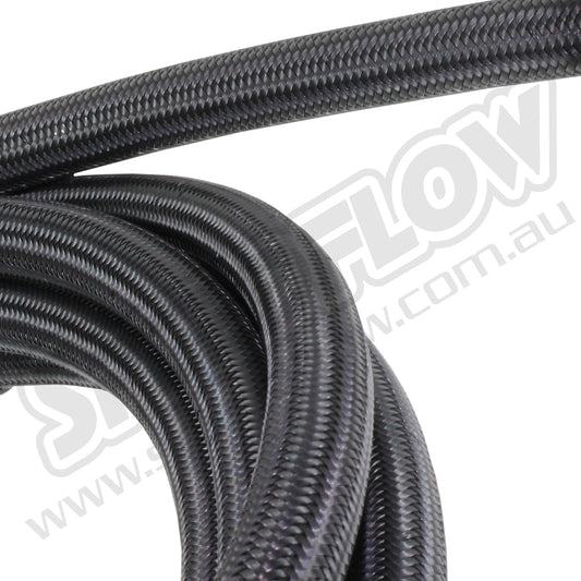 Speedflow 200 Series Teflon Black Braided Hose
