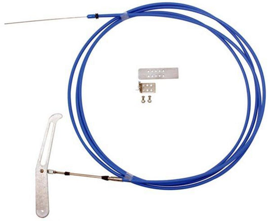 Competition Engineering Parachute Release, Aluminium Handle, 18 ft. Cable, Hardware, Mounting Brackets, Kit