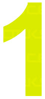 15CM Day Glo Motorsport Australia Approved Numbers