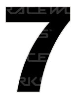 15CM Day Glo Motorsport Australia Approved Numbers