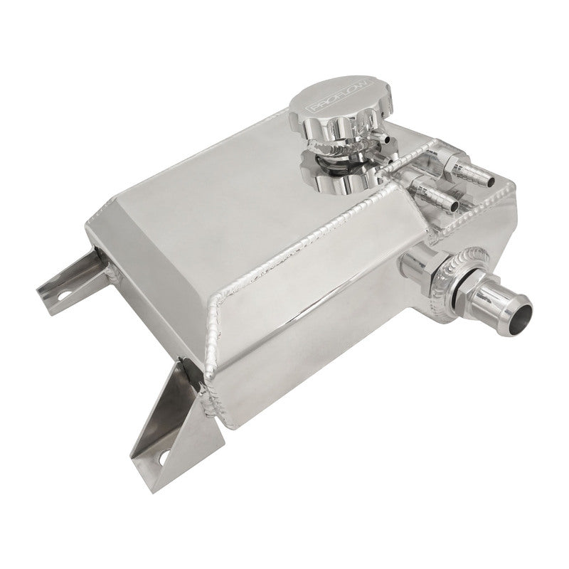 Proflow Coolant Overflow Expansion Tank, Recirculating, For Ford Falcon Barra, XR6 BA/BF/FG, Fabricated Aluminium