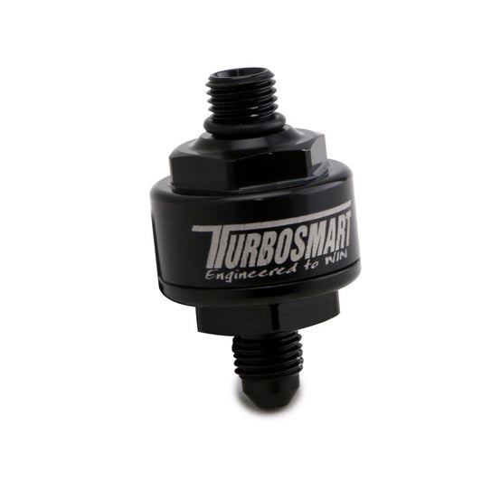 Billet Turbo Oil Feed Filter 44um -4AN To -4AN ORB – Black