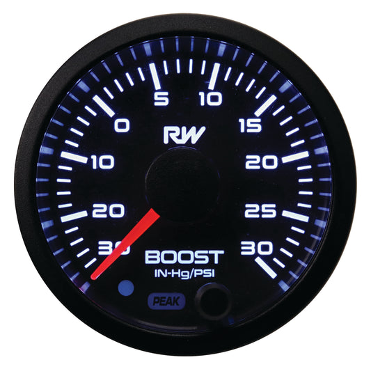Raceworks 52mm Electronic Boost/Vac Gauge Kit