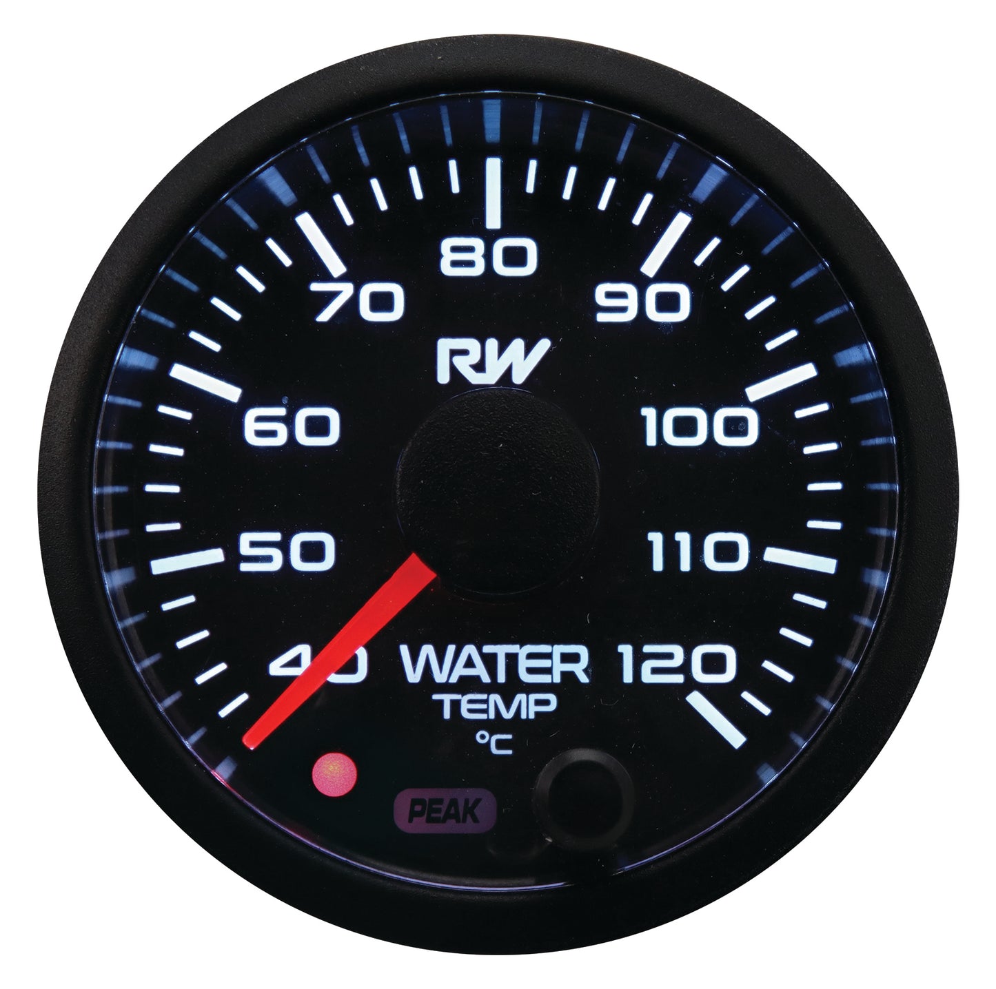 Raceworks 52mm Electronic Oil Temperature Gauge Kit
