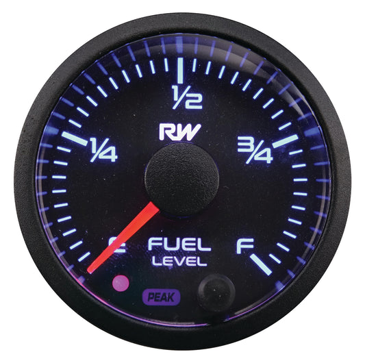 Raceworks 52mm Electronic Fuel Level Gauge Kit