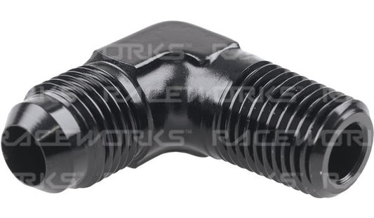 Raceworks AN to NPT Adaptors - 90 Degree