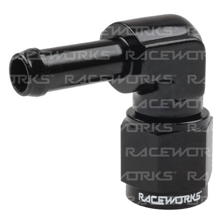 Raceworks Female AN to Barb - 90 Degree