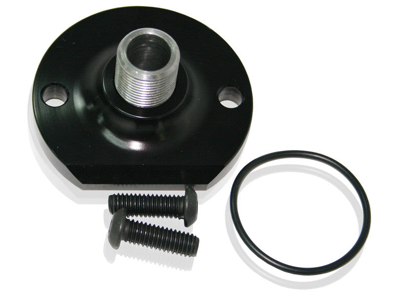 Billet Oil Bypass Eliminator Mount - Black   AF64-2055BLK