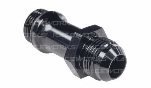 Raceworks AN Male Flare to AN O-Ring Port Long