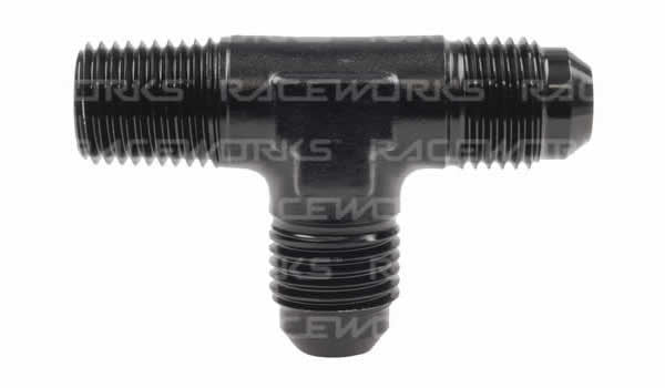 Raceworks AN Male Flare with NPT on Run