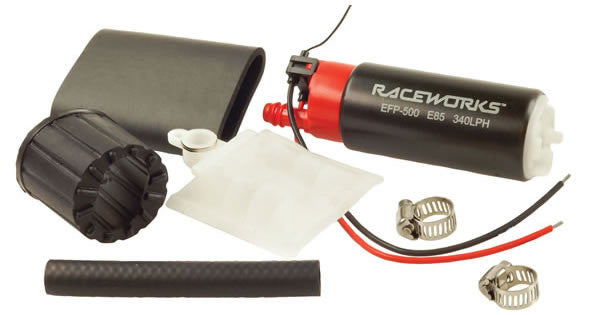 Raceworks E85 340LPH Inline High Flow Pump