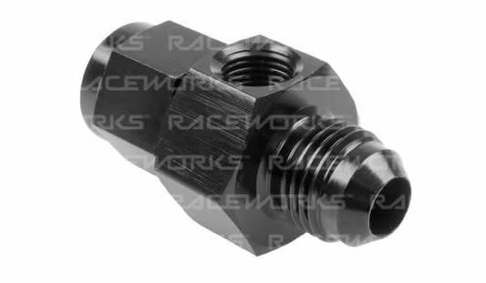 AN Male to Female Swivel with 1/8″ NPT Port