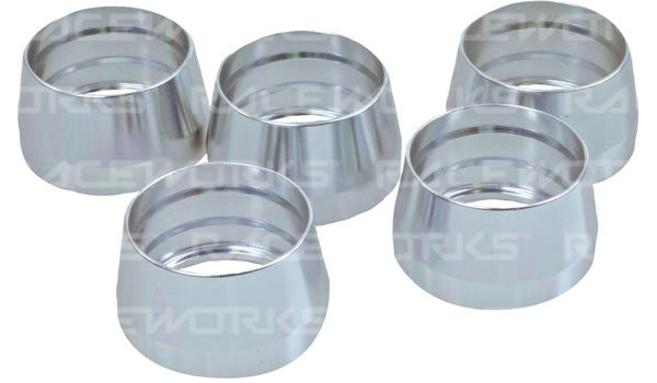 Raceworks 200 Series Teflon Hose Olive Inserts - 5pce