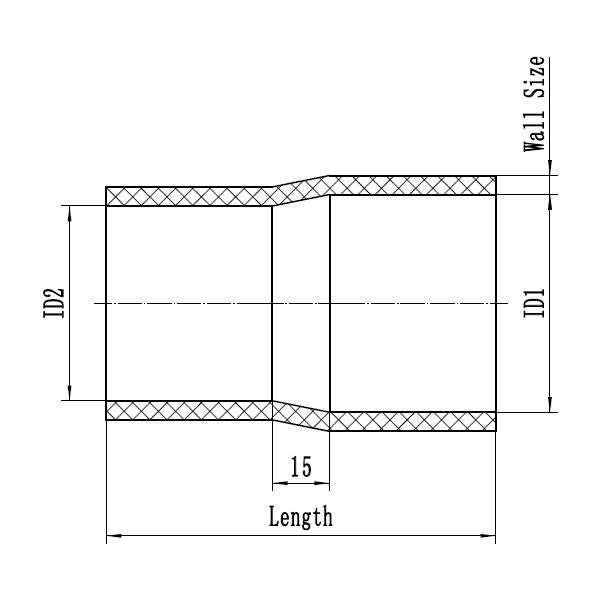 Silicone Hose - Reducer